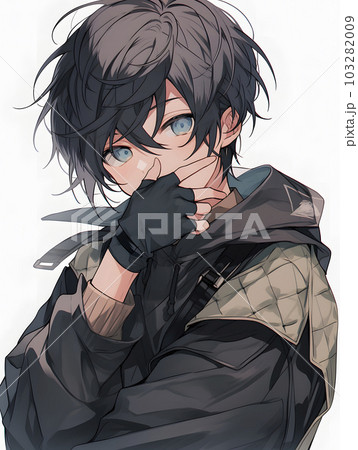 Anime boy avatar Ai generative art - Stock Illustration [101124486] - PIXTA