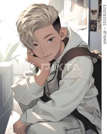 韓国系アイドルグループのような容姿の男性 103282023