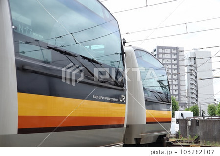 JR南武線の車両基地 鎌倉車両センター中原支所 JR南武線の車両基地 鎌倉車両センター中原支所 103282107