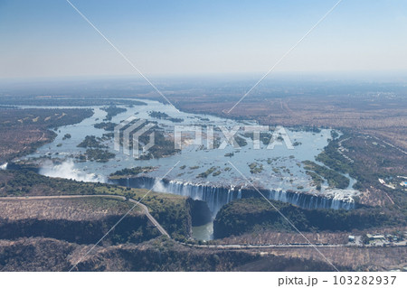 Aerial View of Victoria Falls 103282937