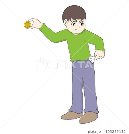poor man is having financial difficulties 103283152
