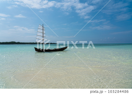 竹富島　サバニ 103284486