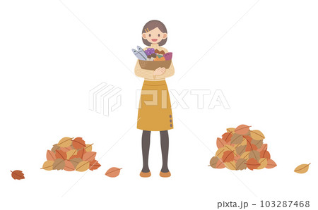 食欲の秋を楽しむ女性 103287468