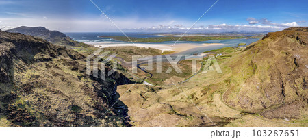 Laconnell and Townland of Illancreeve, Lackaduff and Maghera seen from Meentashask - County Donegal, Ireland Laconnell and Townland of Illancreeve, Lackaduff and Maghera seen from Meentashask - County Donegal, Ireland 103287651