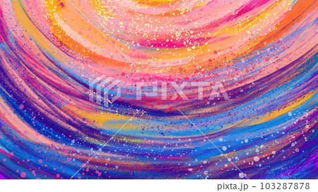 抽象的なカラフルなペイント、絵画 抽象的なカラフルなペイント、絵画 103287878