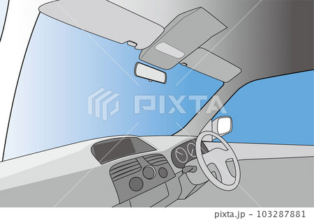 ドライバーを合成して使えるクルマの運転席 103287881