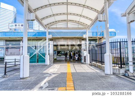 神奈川県川崎市の都市風景 新川崎駅 神奈川県川崎市の都市風景 新川崎駅 103288166