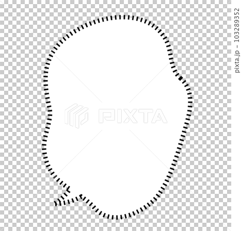 dashed speech bubble 103289352