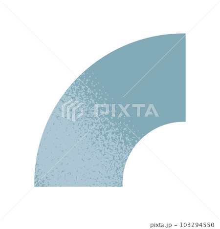 Trendy vector minimalist geometric basic gradient element grunge shape abstract Figures bauhaus forms Retro style texture illustration. Modern design poster, cover, card design 103294550