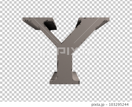 Decorative letter on transparent background.Art font illustration. Decorative letter on transparent background.Art font illustration. 103295244