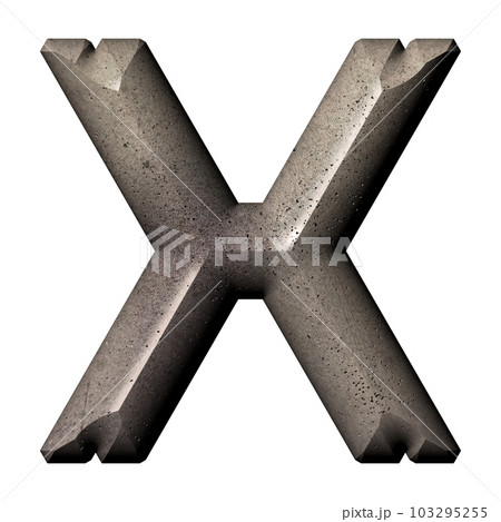3D rendered illustration.Decorative letter with polish stone effect. 3D rendered illustration.Decorative letter with polish stone effect. 103295255