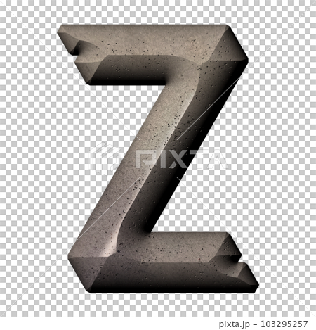 3D rendered illustration.Decorative letter with polish stone effect. 3D rendered illustration.Decorative letter with polish stone effect. 103295257