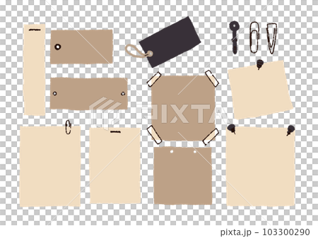 手寫記事本式標題標籤和備忘錄 103300290