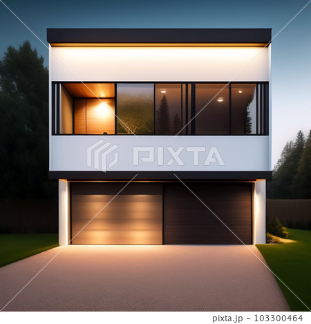 デザインハウス・家のモックアップ・イラスト Generative AI デザインハウス・家のモックアップ・イラスト Generative AI 103300464