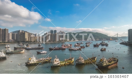 May 26 2023 the View of Rambler Channel at Tsuen Wan May 26 2023 the View of Rambler Channel at Tsuen Wan 103303407