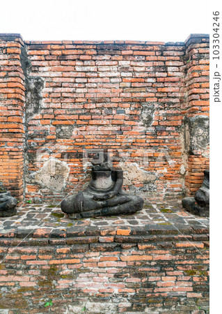 Wat Mahathat Temple in the precinct of Sukhothai Historical Park, a UNESCO World Heritage Site in Thailand Wat Mahathat Temple in the precinct of Sukhothai Historical Park, a UNESCO World Heritage Site in Thailand 103304246