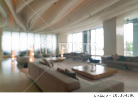 abstract blur hotel lobby and reception for background 103304396