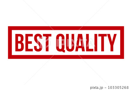 Red Best Quality Rubber Stamp Isolated On White Background 103305268