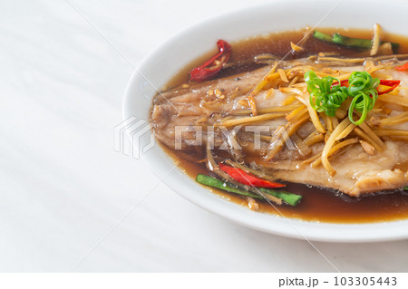 Steamed Fish with Soy Sauce Steamed Fish with Soy Sauce 103305443