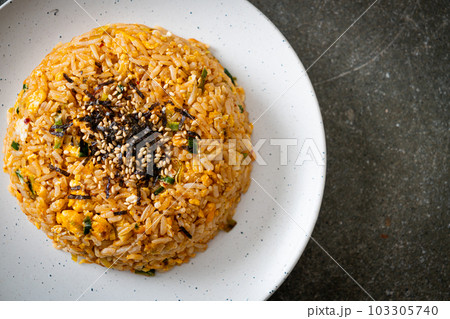 fried rice with egg in Korean style fried rice with egg in Korean style 103305740