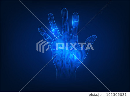 Fingerprint scanner technology background Technologies that help secure information and use it as identity information. It is a technology that organizations use to protect corporate data. 103306021