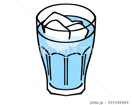 冷たい飲料水のイラスト素材 103306864