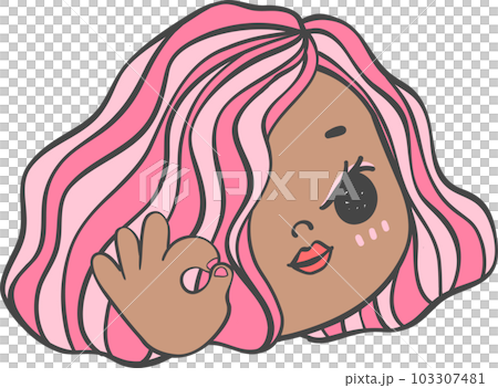 Cute girl beauty face with ok gesture hand sign cartoon character hand drawing doodle outlinegirl, power, women, face, cute girl, girl face, smile, cartoon, character, positve, freedom, empowerment, f Cute girl beauty face with ok gesture hand sign cartoon character hand drawing doodle outlinegirl, power, women, face, cute girl, girl face, smile, cartoon, character, positve, freedom, empowerment, f 103307481