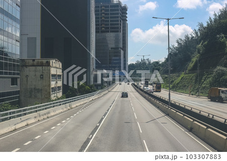 May 26 2023 the road scape of Ching Cheung Road 103307883
