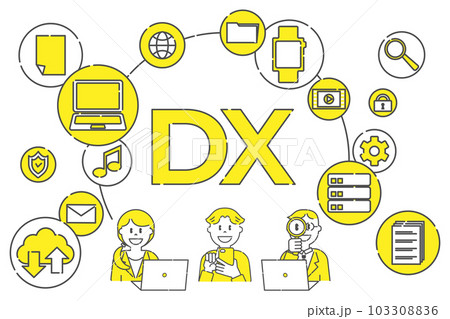 DX デジタルトランスフォーメーション Digital Transformation