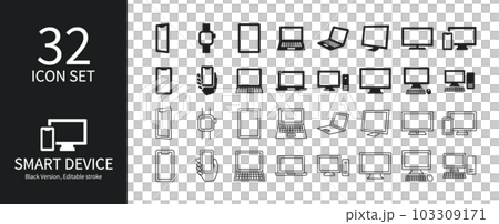 Various computer and smartphone set Various computer and smartphone set 103309171