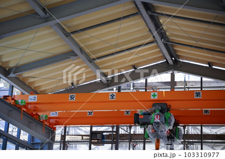 天井クレーンを導入する 103310977