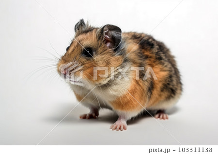 Image of cute guinea pig. Animals. Pet. illustration. Generative AI. 103311138