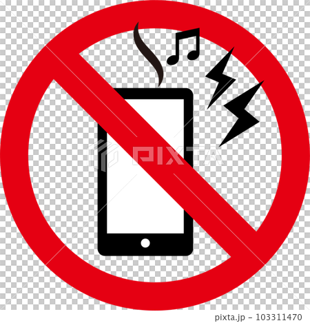 音樂、通話禁止、通話禁止、靜音圖標 103311470