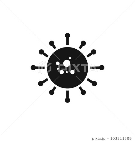 Virus, Bacteria Icon. Flat style vector EPS. Virus, Bacteria Icon. Flat style vector EPS. 103311509