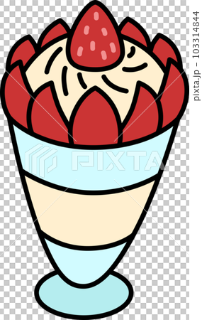 烹飪食物顏色單品圖標芭菲 103314844