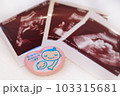 エコー写真とマタニティマーク 103315681