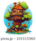 ツリーハウス　「AI生成画像」 103315960