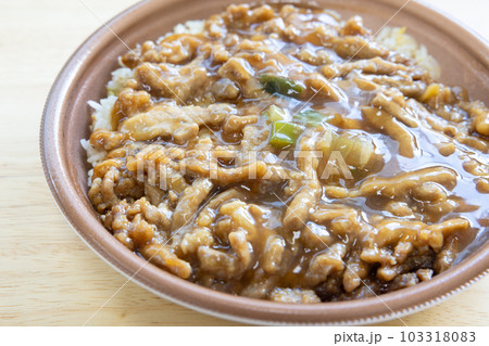 美味しい豚肉あんかけ炒飯 103318083