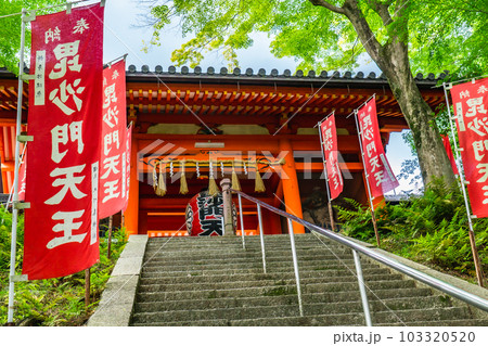 京都市山科区の毘沙門堂　仁王門 103320520