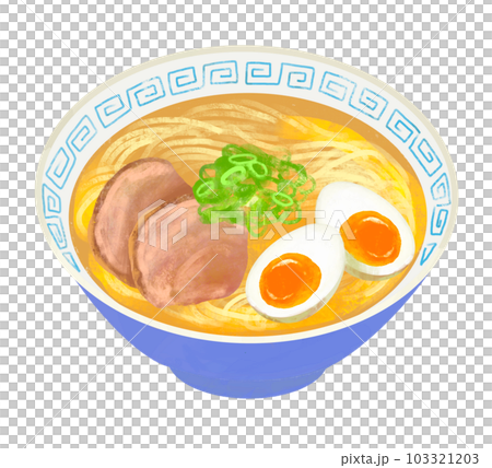 Illustration of salt ramen 103321203