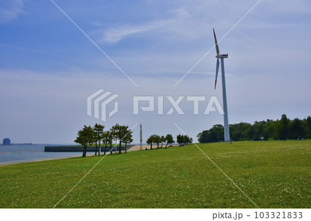 愛知県知多市 新舞子マリンパーク 風力発電 愛知県知多市 新舞子マリンパーク 風力発電 103321833