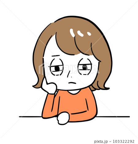 落ち込んでいる女性 落ち込んでいる女性 103322292