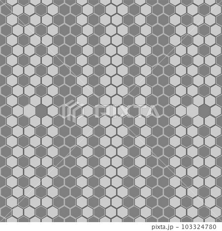 Seamless hexagonal abstract pattern on a gray backgraund Seamless hexagonal abstract pattern on a gray backgraund 103324780