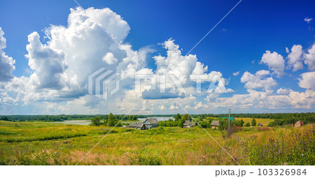 Summer sunny day in a countryside Summer sunny day in a countryside 103326984