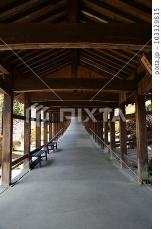 吉備津神社回廊にて、備中国一宮 103329815
