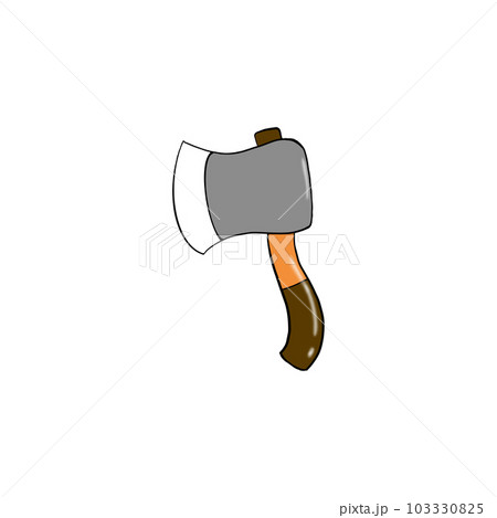 Cleaver, Use it to cut wood and cook food. hand draw, element, 103330825