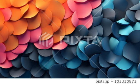 Generative AI, a 3D effect for a visually stunning website design 103330973