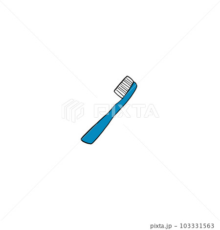 Toothbrush, element, minimal, outline, hand drawing, line, Toothbrush, element, minimal, outline, hand drawing, line, 103331563