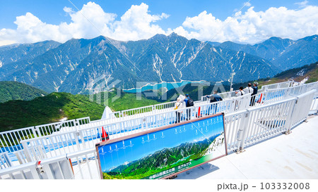 立山黒部アルペンルート：大観峰からの眺め 103332008