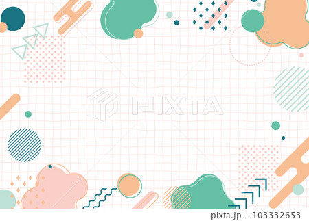 背景イラスト_メンフィス_モダン 背景イラスト_メンフィス_モダン 103332653